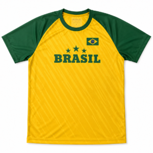 Camisa Brasil Amarela Retromania Bra2508
