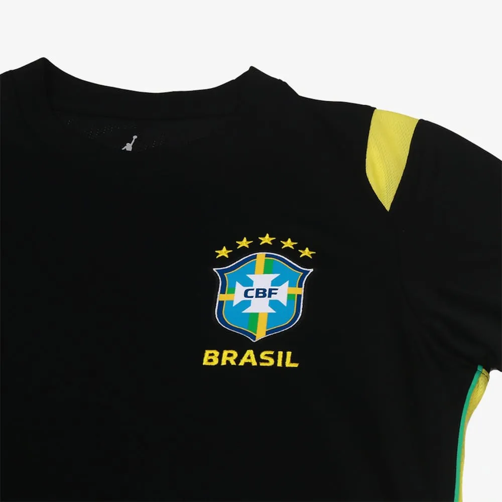 Camisa Brasil Treino Jordan II 2026/27 Feminina Preta - Imagem 5