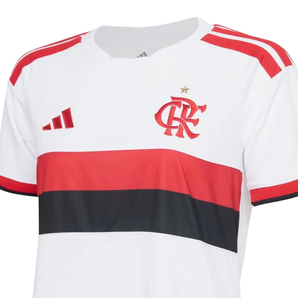 Camisa Flamengo Adidas II 26 s/n° Torcedor Feminina - Imagem 3