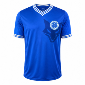 Camisa Cruzeiro Dry Azul Escudo Bordado