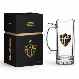 Caneca de Vidro Berlim Iron 480ML Atlético Serie Ouro