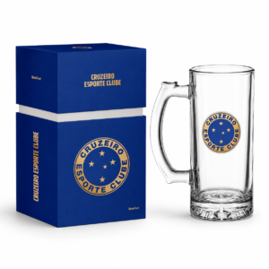 Caneca de Vidro Berlim Iron 480ML Cruzeiro Serie Ouro
