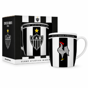 CANECA PORCELANA URBAN 300ML TIMES - ATLÉTICO 5