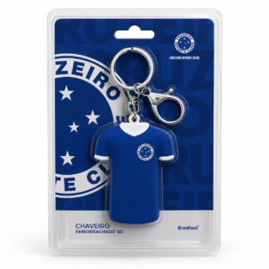 CHAVEIRO BORR. CAMISA TIMES - CRUZEIRO