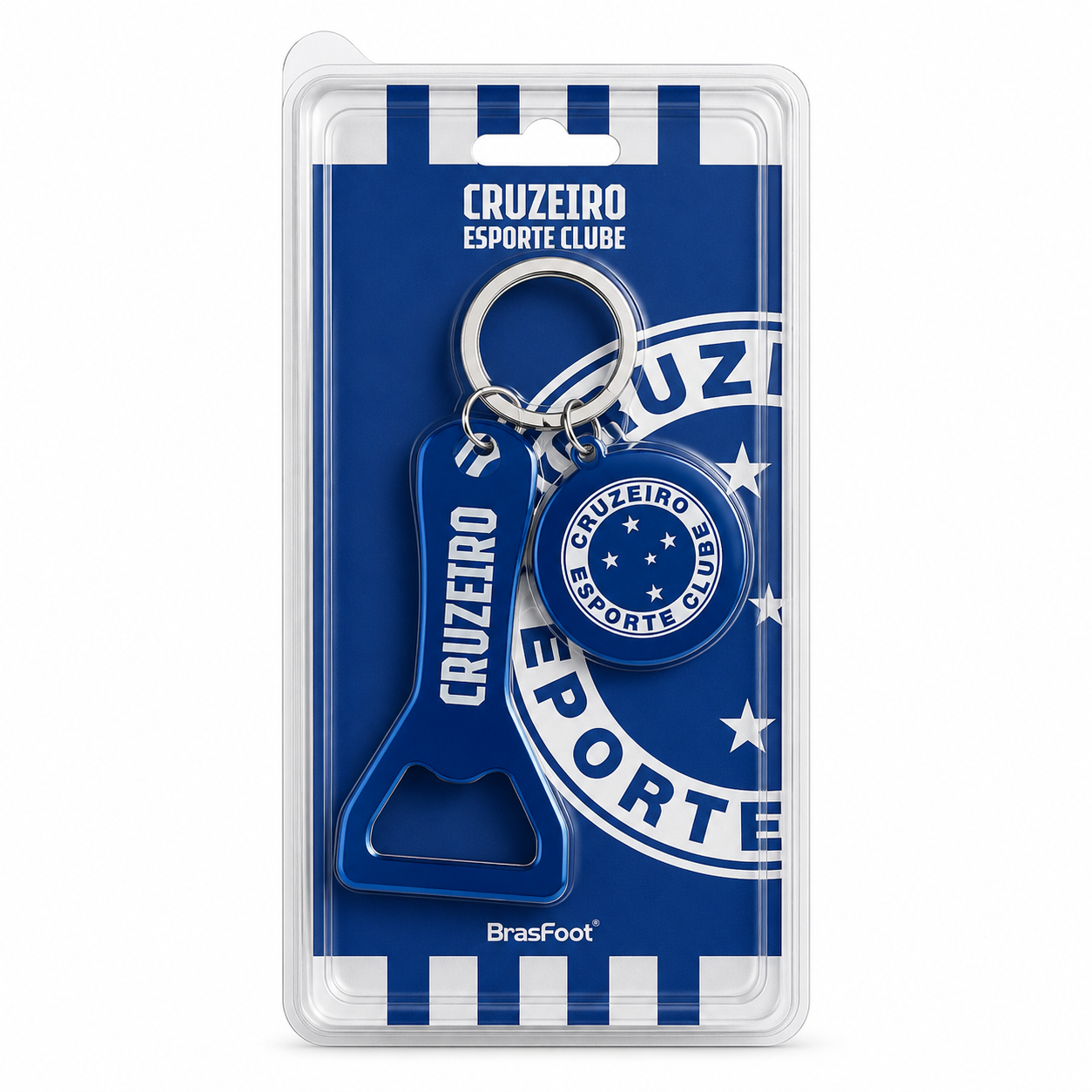 CHAVEIRO TAMPA DECORATIVO TIMES - CRUZEIRO