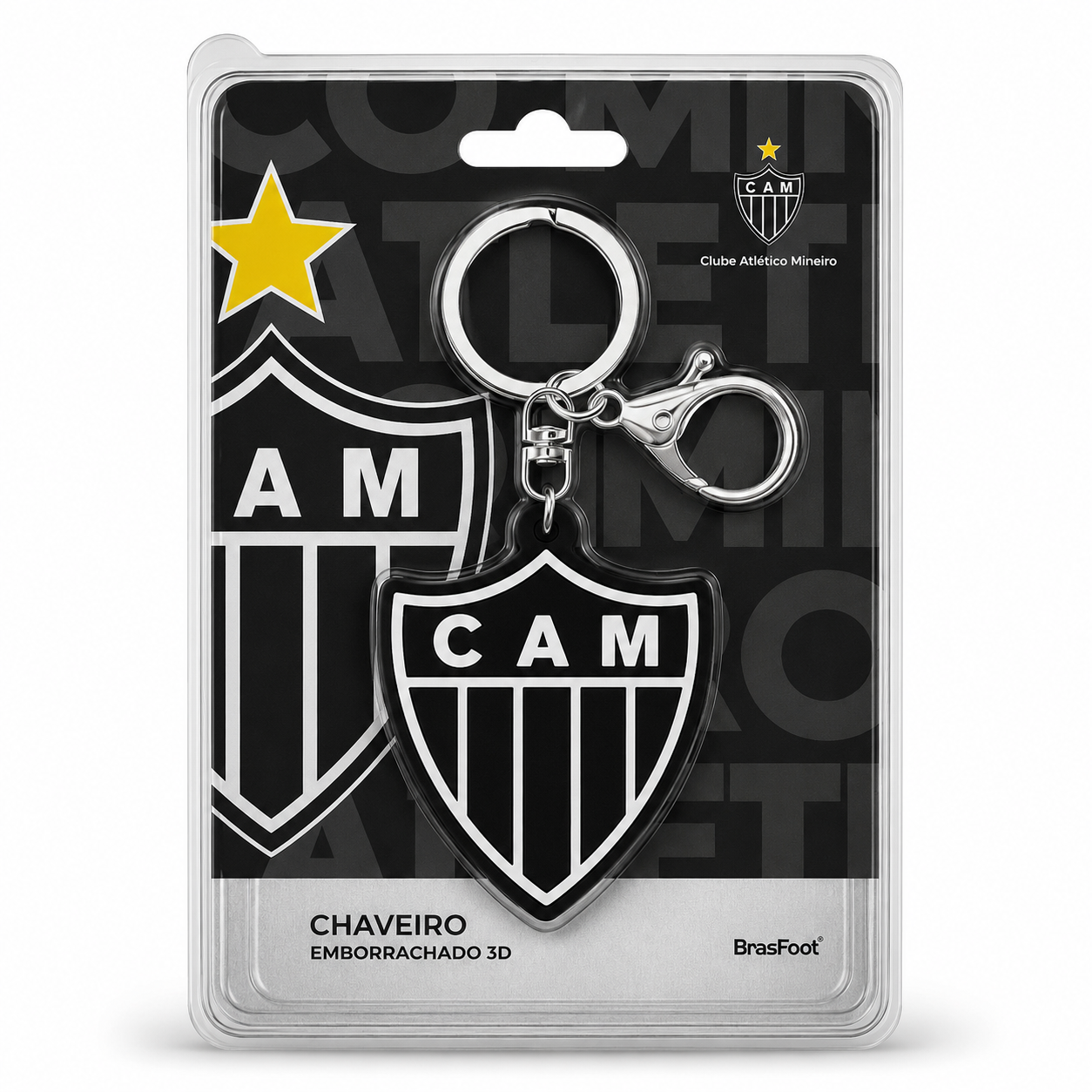 CHAVEIRO BORR. ESCUDO TIMES - ATLÉTICO