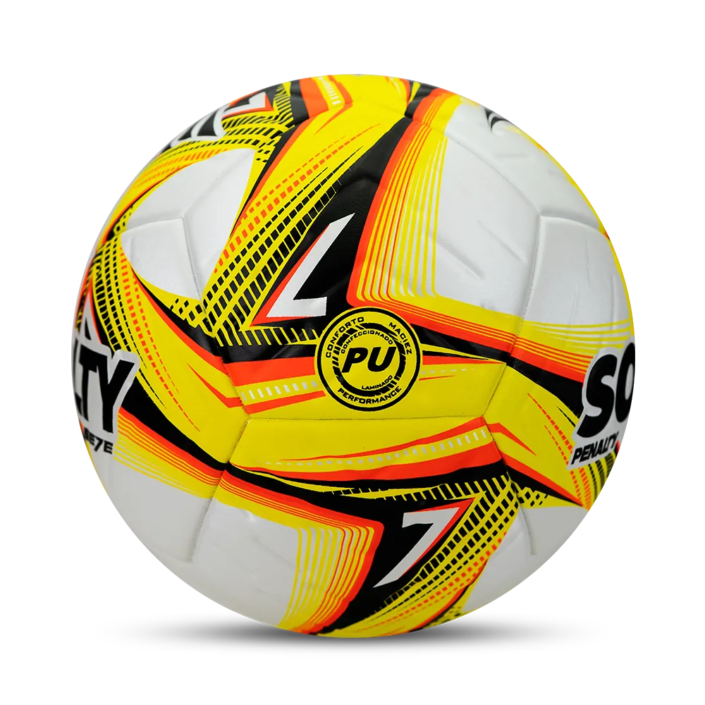 Bola Society Penalty Se7e Ultra Fusion Xxvi Amarela - Imagem 2