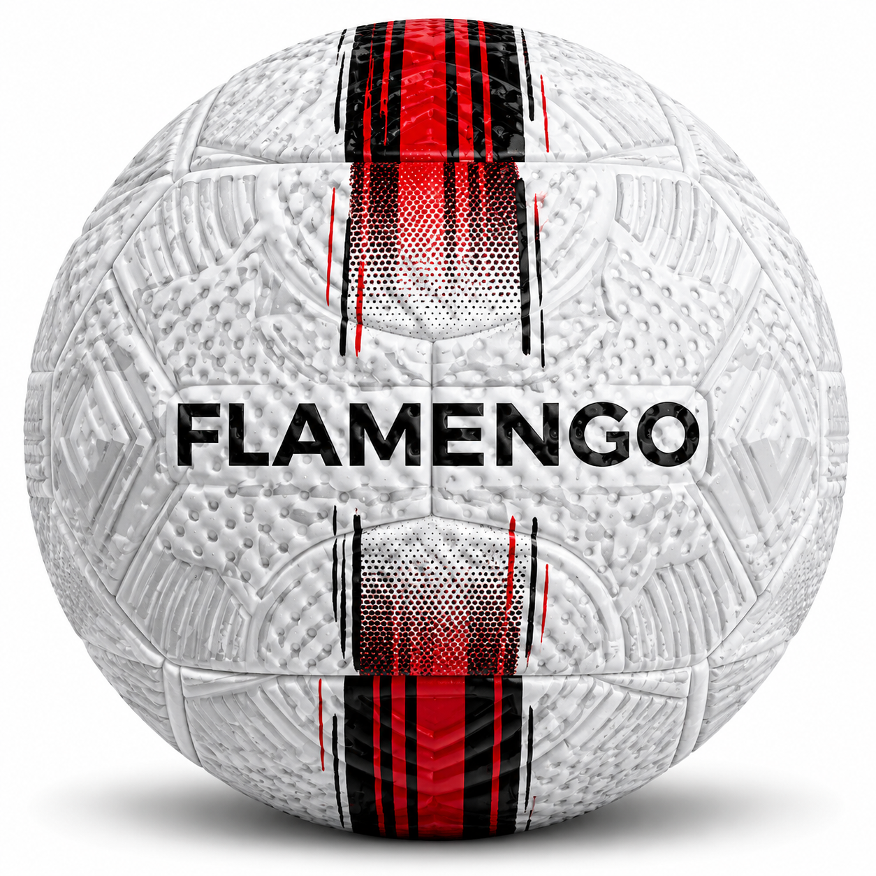 Bola Campo Oficial Flamengo Branca 2026 - Imagem 2