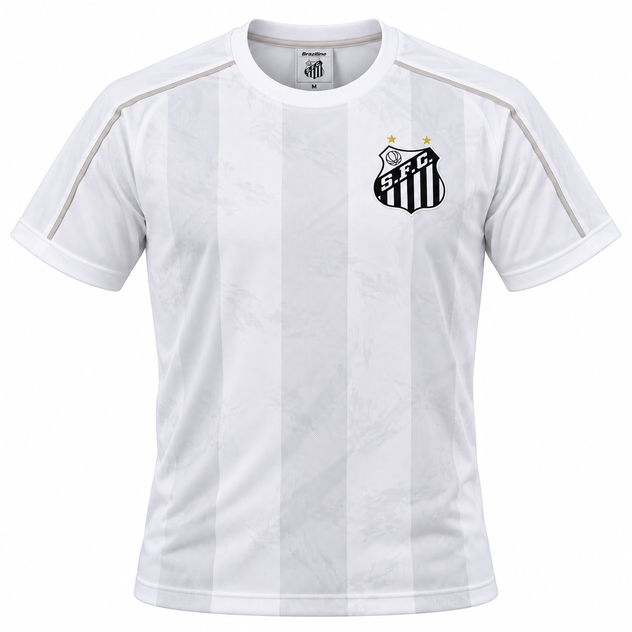 Camisa Santos Braziline Molejo Masculina Branca