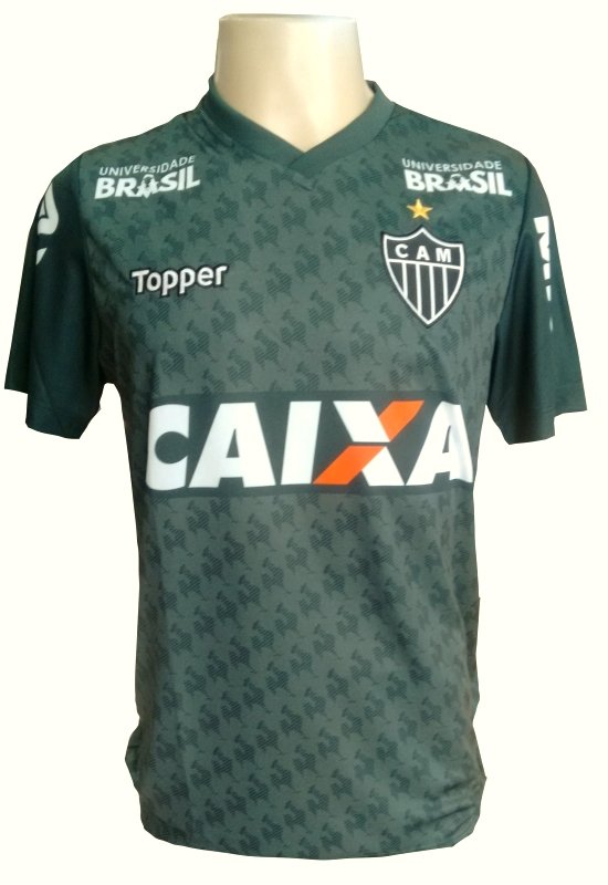 Camisa Atlético Mineiro 2018 Treino Verde Militar Topper - Camarote do Torcedor