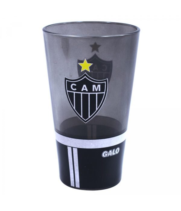 Copo Vidro Grosso 475ml Atlético Mineiro