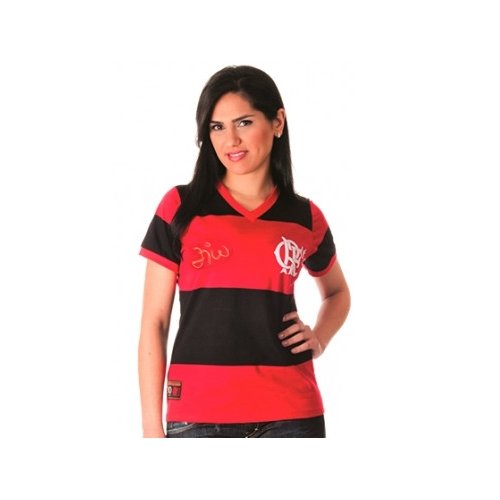 camisa flamengo retro zico feminina