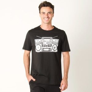Camisa Puma BB Tee Preta Masculina