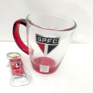 Caneca de vidro Abridor de Garrafa São Paulo